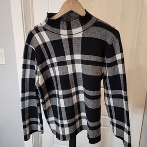 Sioni, Plaid Turtleneck, large